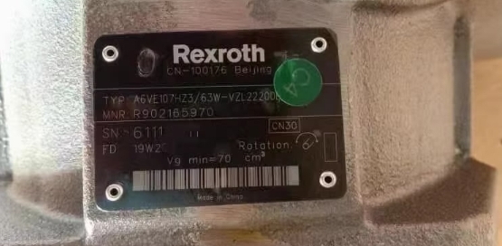 Rexroth R902165970 Piston Motor A6VE107HZ363WVZL22200